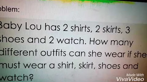 Fundamental Counting Principle and Outfit Problem
