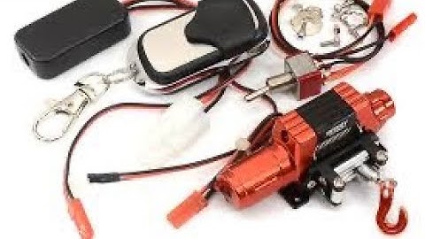 Winch installation on redcat Everest Gen7 Rc / wpl-c24 / MN 86k