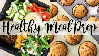 Healthy Meal Prep  Pasta e Fagioli Soup, Tuna Salad, Air Fryer Veggie Burgers // Collab with Kiera!