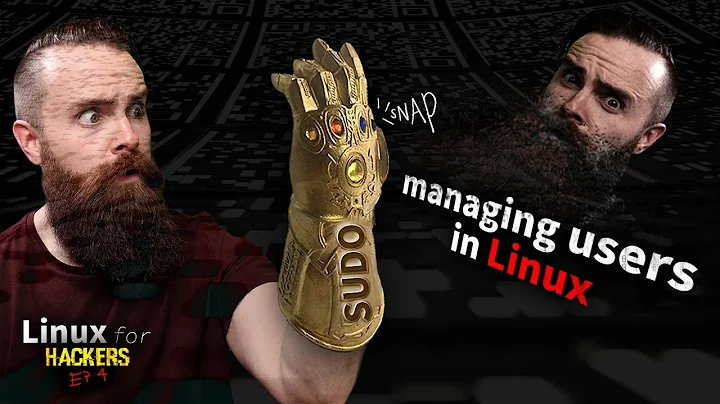 sudo = POWER!! (managing users in Linux) // Linux for Hackers // EP4