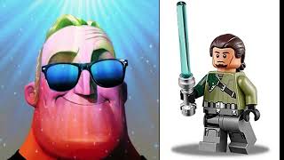 Mr.Incredible Becoming Canny (Favorite LEGO Star Wars Jedi)