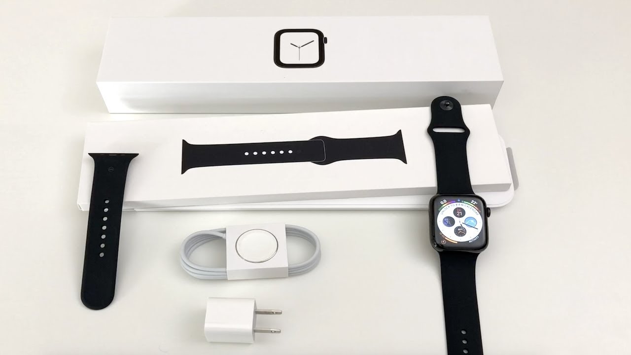 apple watch series 4 space black stainless steel 44mm