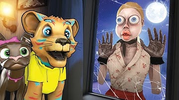 MY SCARY NEIGHBOR wont leave US ALONE... (Gmod Sandbox)