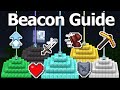 The ultimate minecraft 120 beacon guide  effects range powers pyramids beams  more