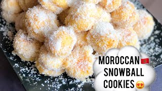 Moroccan coconut  Snowball Cookies ( Richbond cookies) ??‍??❤️