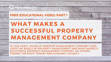 What Makes a Successful Property Management Company [Part 1]