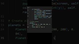 3D Solar System Simulation in Python 🌍 | Pygame Animation Tutorial | Realistic Planet Speed
