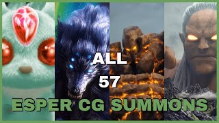 All 57 Esper CG Summoning Animations | Final Fantasy Brave Exvius