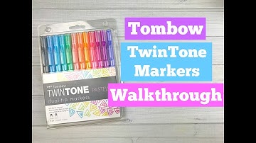 Tombow TwinTone Dual Tip Markers