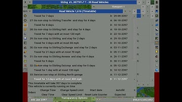 create, time, & timetable an OTTD bus group - 2/2