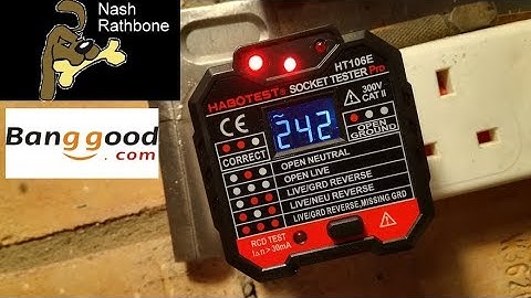 Habotest HT106E Socket Tester from Banggood