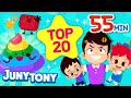 JUNYTONY 𝙏𝙊𝙋 20 Songs | 🏆BEST Kids Songs Compilation | Wonder Why | Dentist | Color Songs | JunyTony
