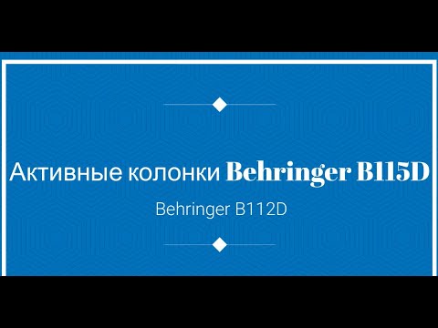Video: Reproduktory Behringer: Funkce Reproduktorů. Aktivní Reproduktory EUROLIVE B112D A B115D, B215D A Další Modely. Jak Povolit Fungování Jednotky Flash?