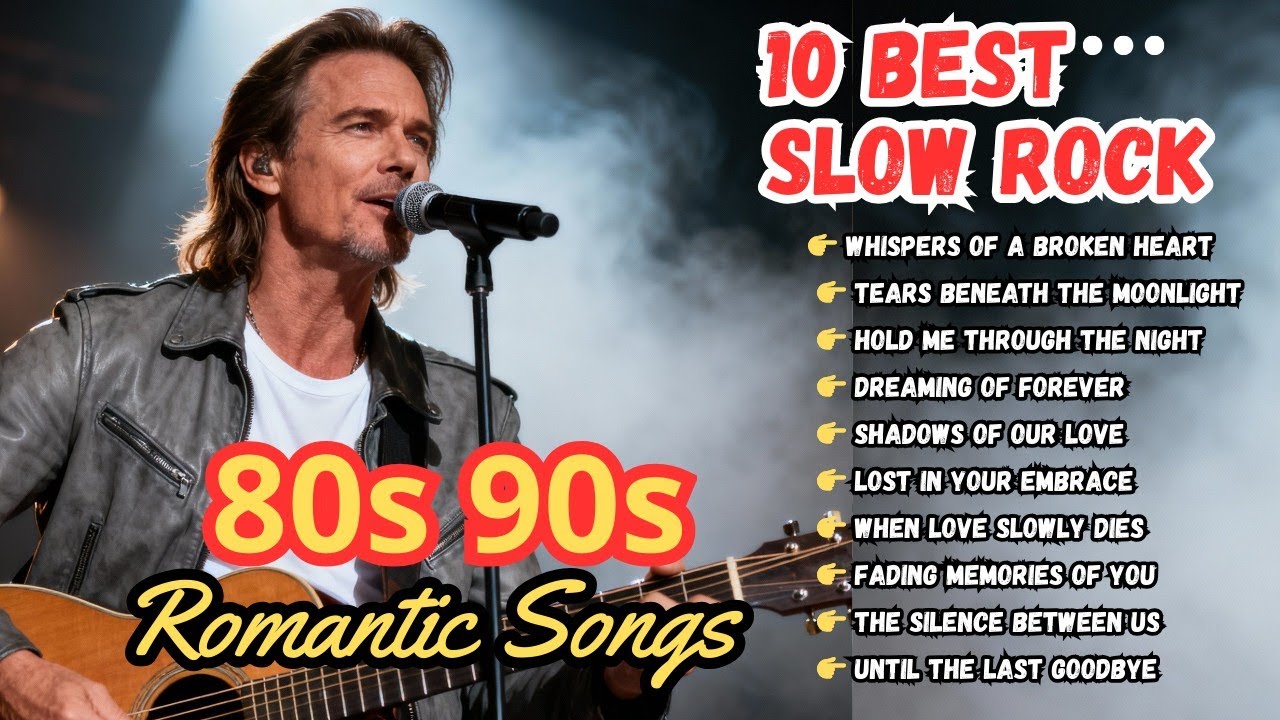 TOTALLY TIMELESS 80s 90s Romantic Slow Rock Playlist for Focused Work and Relaxation