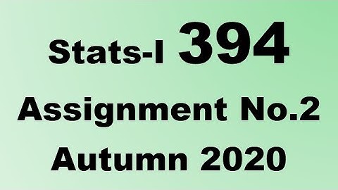 AIOU Code 394 Solved Assignment No.2 Autumn 2020