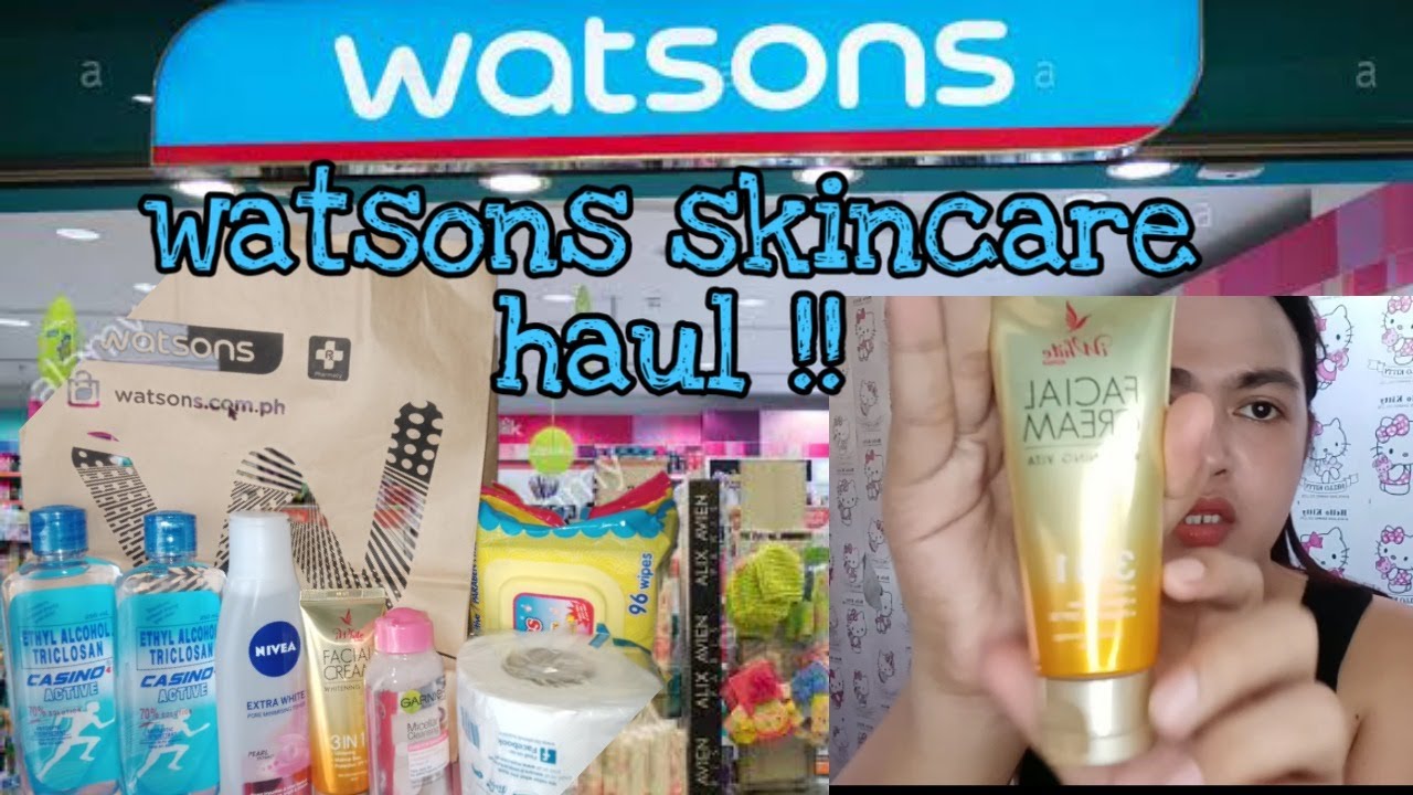 WATSONS SKIN CARE HAUL! YouTube