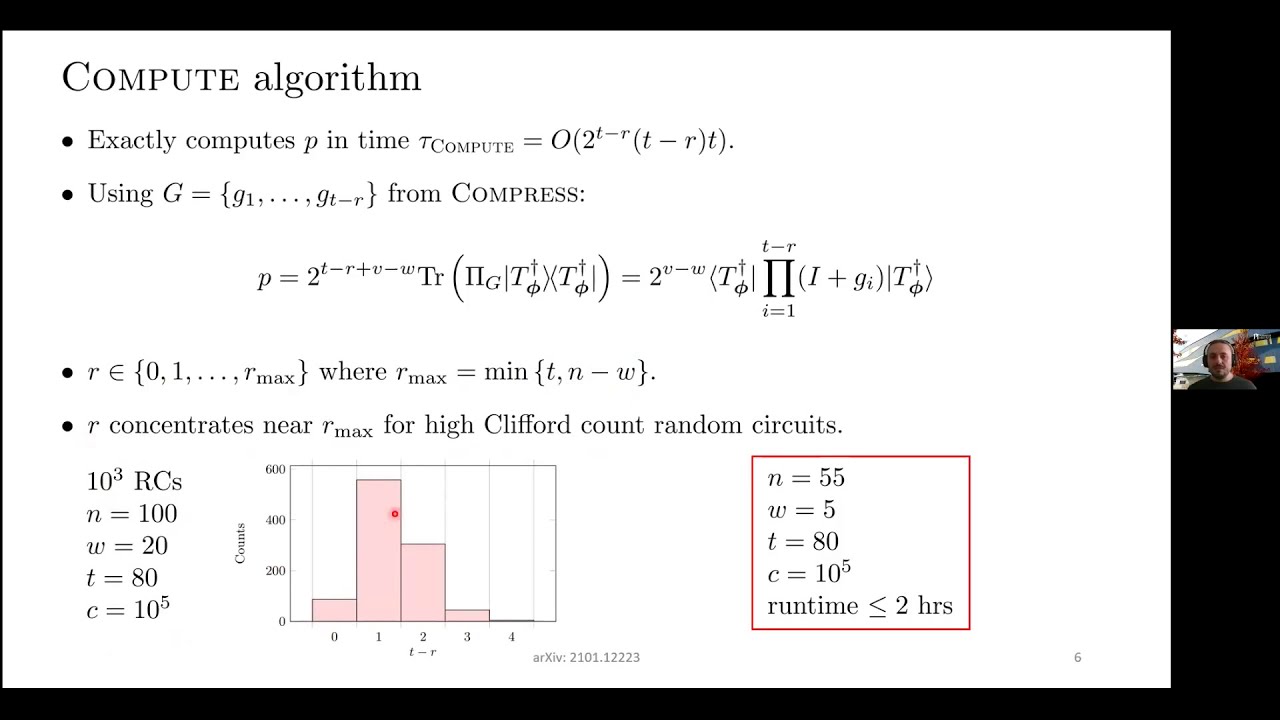 QIP2021 | Fast estimation of outcome probabilities for quantum circuits (Hakop Pashayan)