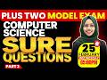 Plus Two Computer Science Model Exam | Sure Questions | Part 2 | Exam Winner