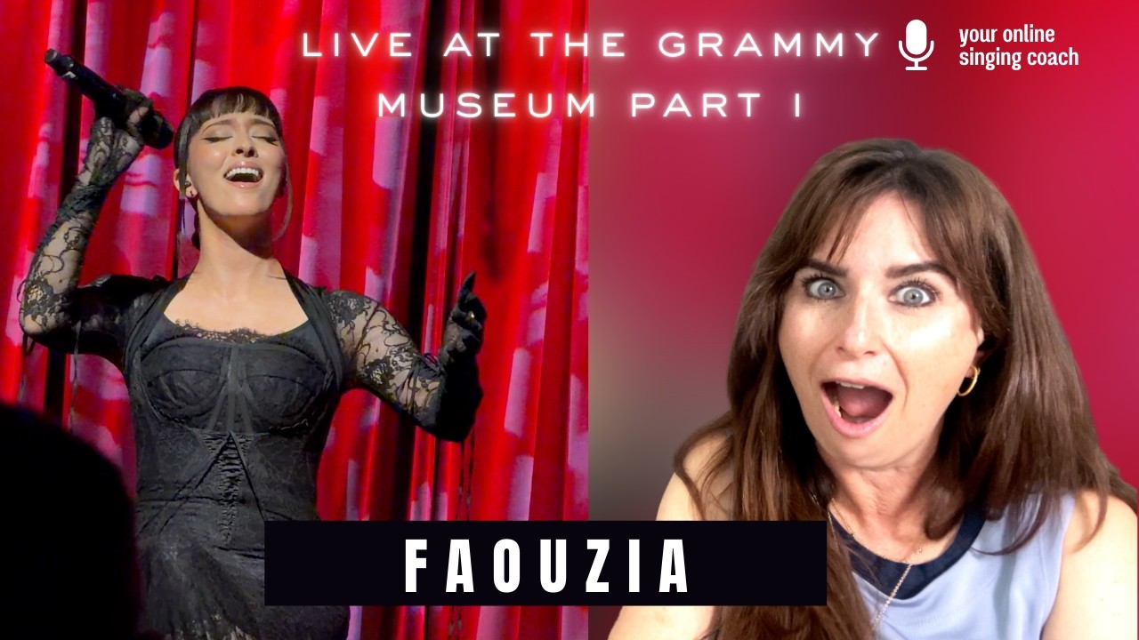 Фаузия | Концерт в Музее Грэмми, часть 1 | Реакция и анализ преподавателя вокала