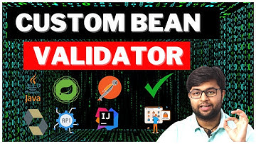 🔥 How to create custom logic for bean validator | Spring Boot bean validation | Custom Validator