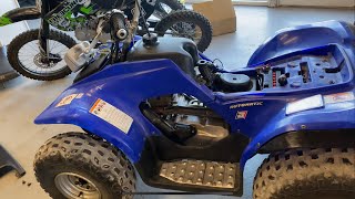 REMISE EN ROUTE D’UN QUAD YAMAHA 125 BREEZE - ON LUI REDONNE VIE ?