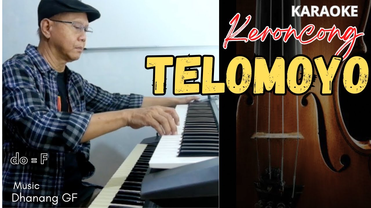 Karaoke Keroncong | Keroncong TELOMOYO Do = F | Keroncong Telomoyo lirik | Keroncong Asli |