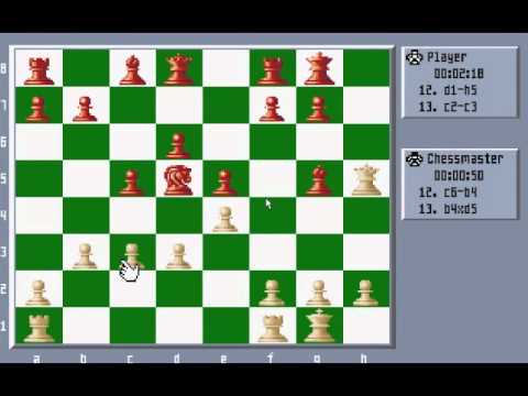 Chessmaster 3000 - PC DOS gameplay 