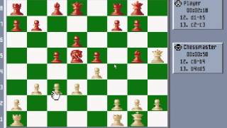 Chessmaster 3000 - PC DOS gameplay