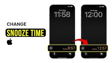 Hoe verander ik de snoozetijd op de iPhone (iOS 26)?