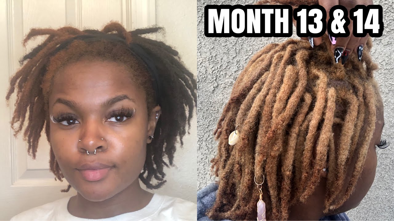 Month 13 & 14 Loc Update Comb Coils on Type 4 Hair Ashayshay YouTube