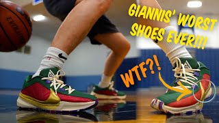 Testing Giannis Antetokounmpo’s WORST Basketball Sneaker EVER! (Nike Freak 5 Performance Review)