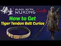 How to Get Tiger Tendon Belt (Best Farm Location) - Black Myth Wukong