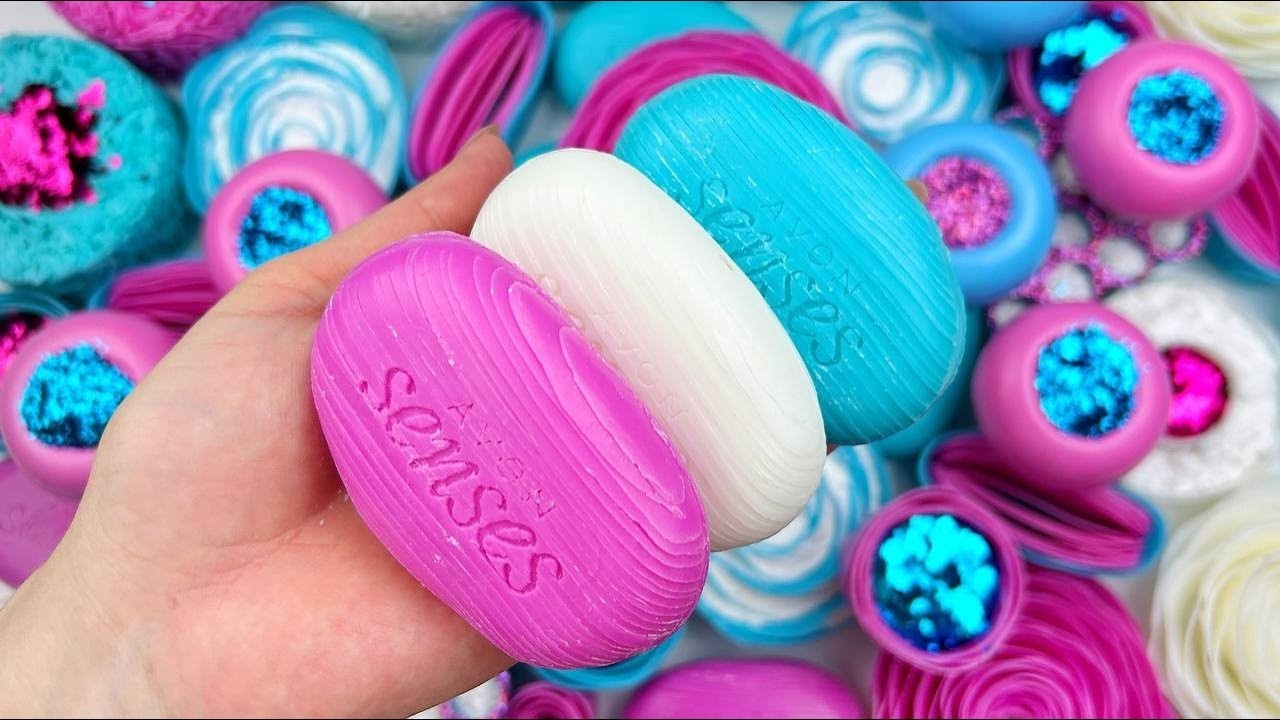 1 Hour ASMR soap 💜 Crushing soap boxes with starch 💜Oddly Satisfying Soap Videos To Fall Asleep With