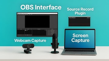 How To Use SOURCE RECORD Efficiently In OBS (Webcam/Screen as 2 separate recordings)