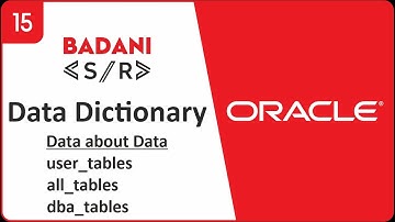 #15  Data Dictionary in SQL (Hindi) || What is metadata? || What is data about data ?