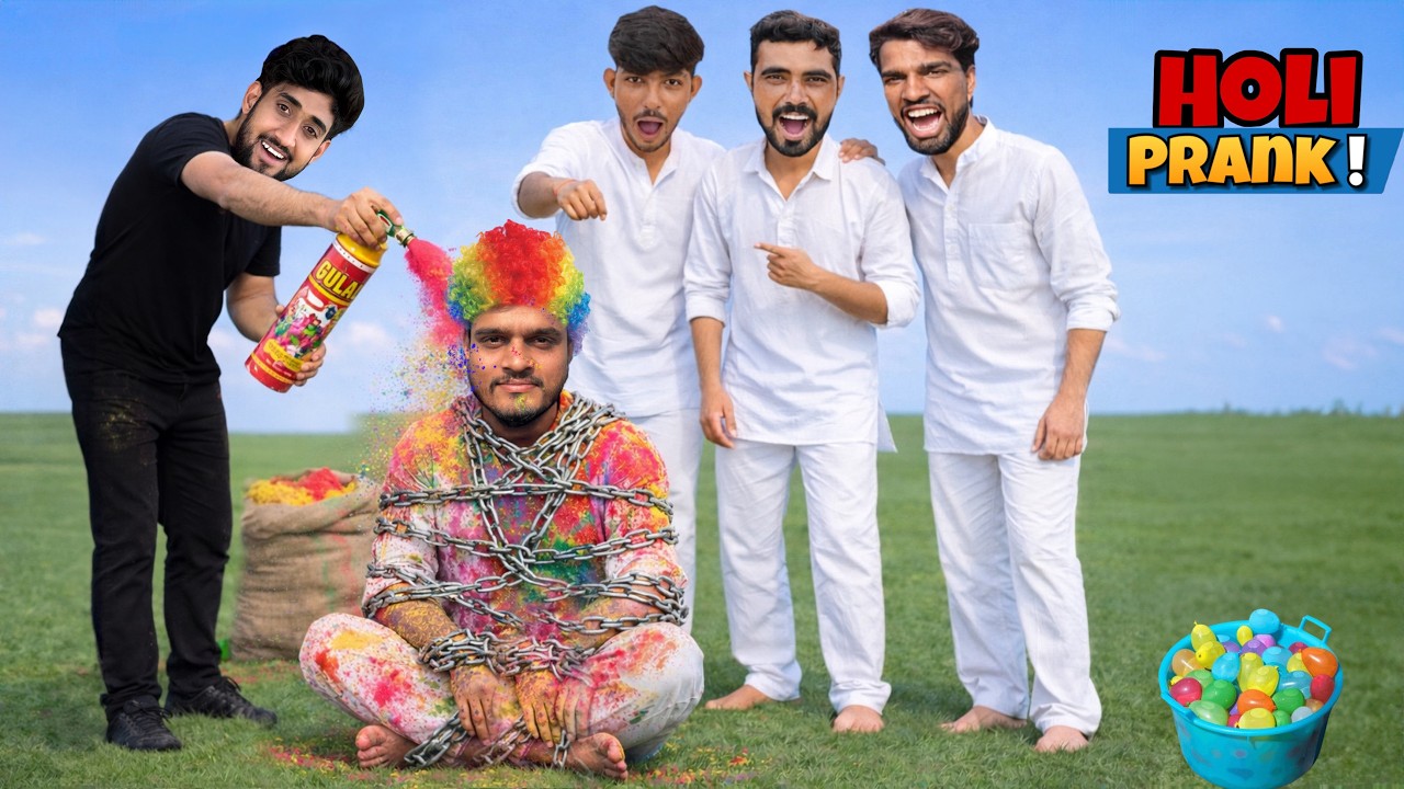 Crazy Holi Prank with My Friends