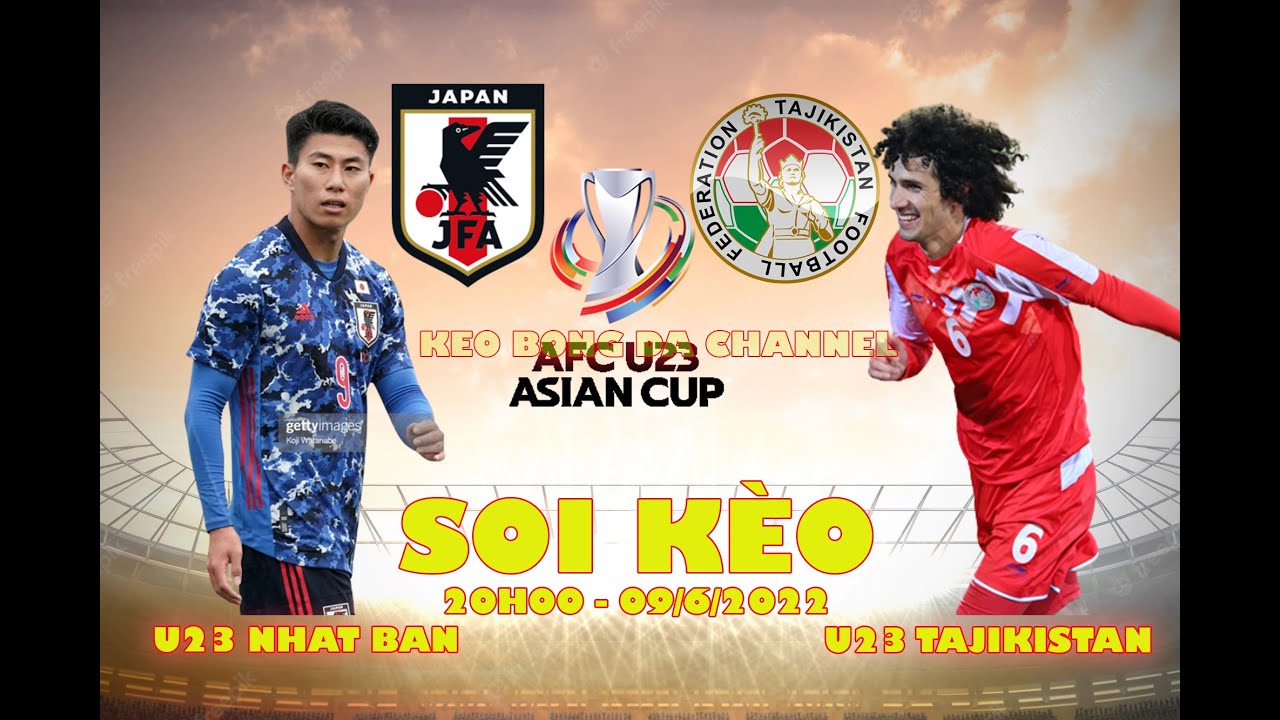 Soi kèo U23 Nhật Bản vs U23 Tajikistan 20h00 ngày 09/06/2022 – VCK U23 Châu Á