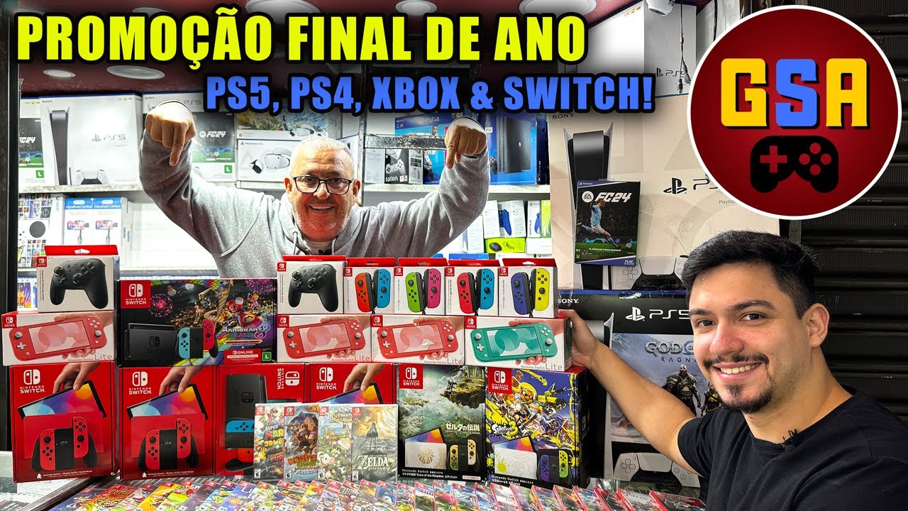 PS4 XBOX e SWITCH TUDO EM PROMOÇÃO