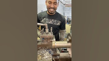 Lathe machine work #lathmachine #lathemachine #machine #machineshop #welding #lathing #cnc #lathe