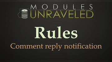 Drupal 7: Rules(Sending Emails) - Comment reply notification
