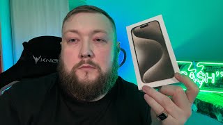 РАСПАКОВКА И ОБЗОР IPHONE 15 PRO Natural Titanium | АЙФОН 15 ПРО НАТУРАЛЬНЫЙ ТИТАН