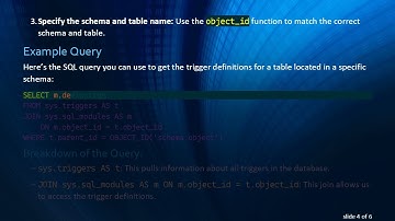 How to Retrieve Triggers from Tables in Non-Dbo Schemas in SQL Server