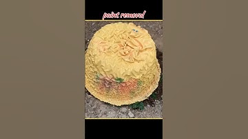 Paint removal Unique way to remove paint #facts #amazingfacts #shorts