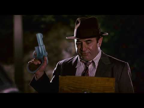 WHO FRAMED ROGER RABBIT (1988): Eddie Pulls out his Old Gun (Toon Revolver)