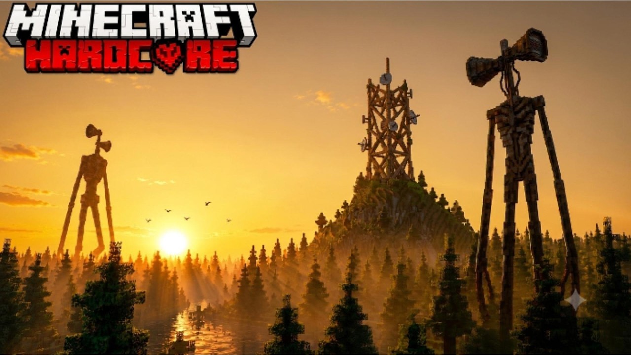100 NGÀY SINH TỒN TRONG KHU RỪNG SIREN HEAD | Minecraft Hardcore #minecraft#100days#100dayminecraft