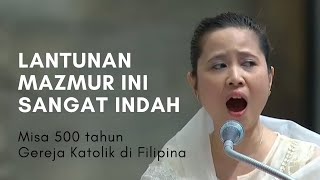 Lantunan Mazmur yang sangat indah (Misa di Vatican)