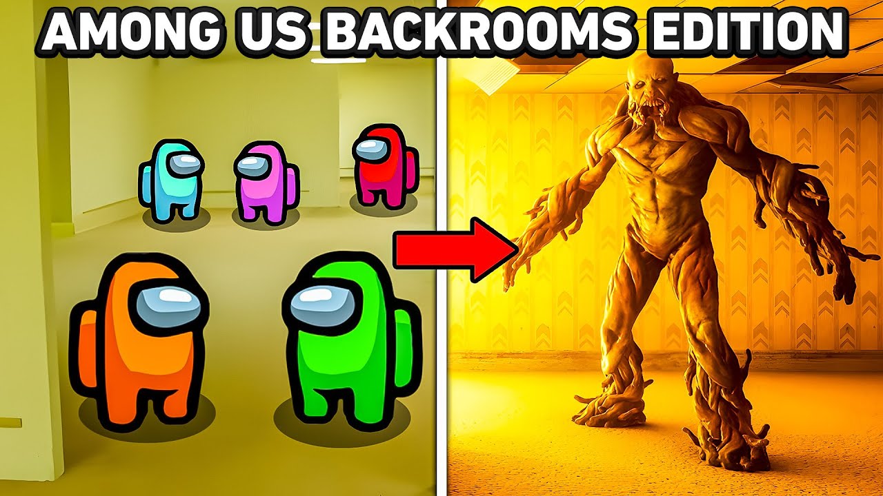 What If Among Us Took Place In The Backrooms?