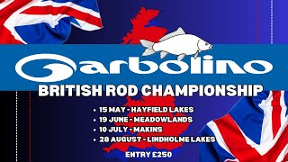 Garbolino British Rod Championship 2025 New Rod Only Event For 2025