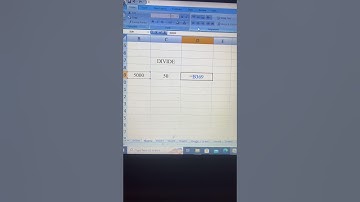 Divide in ms excel #msexcel #computer #revavigchhabra #excel #exceltricks #exceltips #exceltutorial