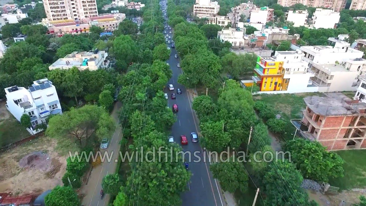 Gurgaon supermart and Wine and Beer shop aerial footage YouTube